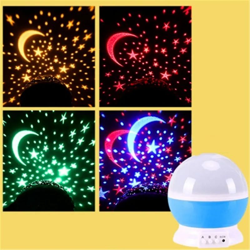 Star Lamp Projector, Starry Sky Projector Night Lamp, Star Moon Lamp Projector, 360 Degree Rotation LED Star Night Light Table Lamp